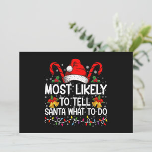 Hoogstwaarschijnlijk Zal Vertellen Wat Santa Moet  Kaart