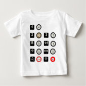 Hoogte Baby T (Voorkant)