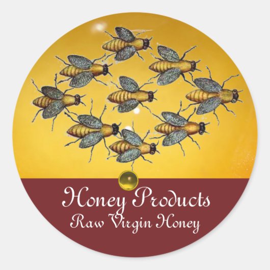 HOOGTE/BEEKEEPER BEEKEEPLEVERING RONDE STICKER (Voorkant)