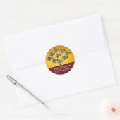 HOOGTE/BEEKEEPER BEEKEEPLEVERING RONDE STICKER (Envelop)
