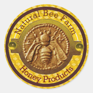 HOOGTE/BEEKEEPER RONDE STICKER