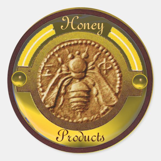 HOOGTE/BEEKEEPER RONDE STICKER (Voorkant)