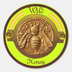HOOGTE/BEEKEEPER RONDE STICKER