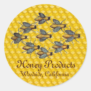 HOOGTE/BEEKEEPER RONDE STICKER