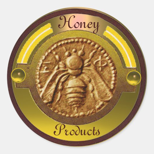 HOOGTE/BEEKEEPER RONDE STICKER (Voorkant)