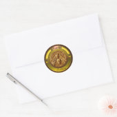 HOOGTE/BEEKEEPER RONDE STICKER (Envelop)