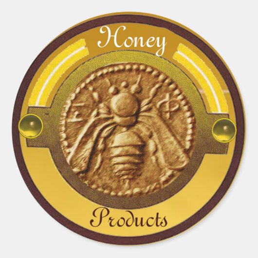 HOOGTE/BEEKEEPER RONDE STICKER (Voorkant)