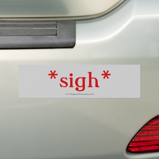 Hoogte: bumpersticker (grijs) (Op auto)