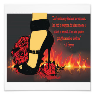 Hoogte en Al Capone Foto Afdruk