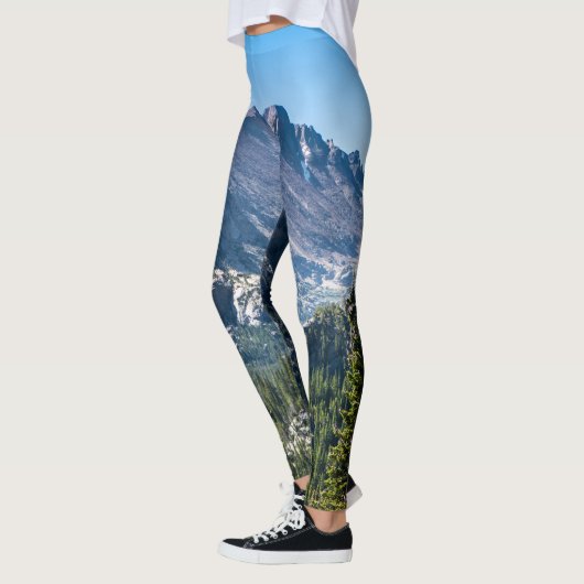 Hoogte in de bergen Alpine Scene Leggings (Links)