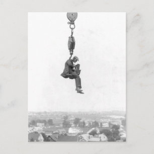 Hoogte in luchtfoto  briefkaart