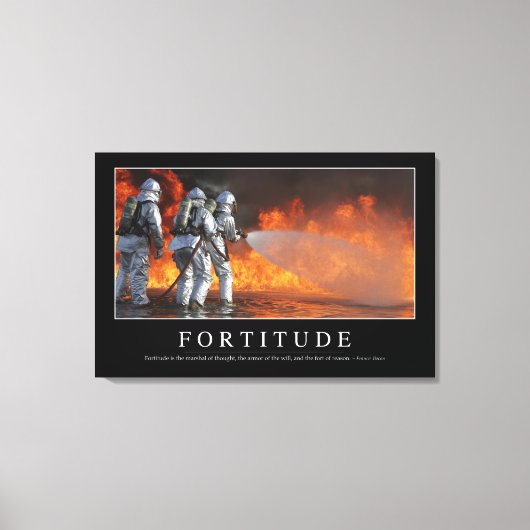 Hoogte: Inspirerend prijsopgave Canvas Afdruk (Voorkant)