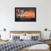 Hoogte: Inspirerend prijsopgave Canvas Afdruk (Insitu (Slaapkamer))