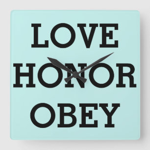 HOOGTE-OBEYKlokken, Huwelijkscadeaus-vierkante muu Vierkante Klok