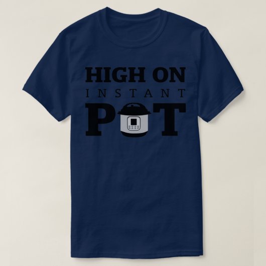 Hoogte op instant Pot T-shirt (Design voorkant)