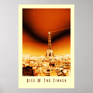 Hoogte van de vinger poster