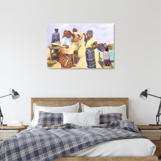Hoogte van hand 1997 canvas afdruk (Insitu (Slaapkamer))