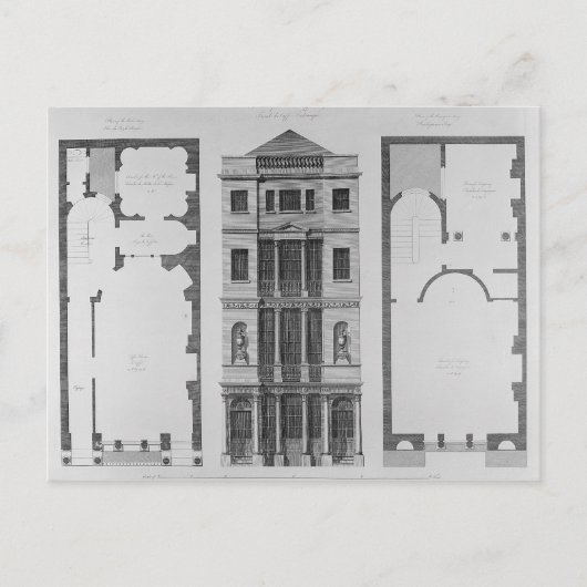 Hoogte van het British Coffee House Briefkaart (Voorkant)