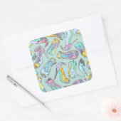 Hoogte Vierkante Sticker (Envelop)