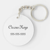 Hoogte vliegen sleutelhanger (Achterkant)