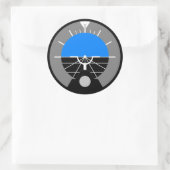 Hoogteaanwijzer Ronde Sticker (Tas)
