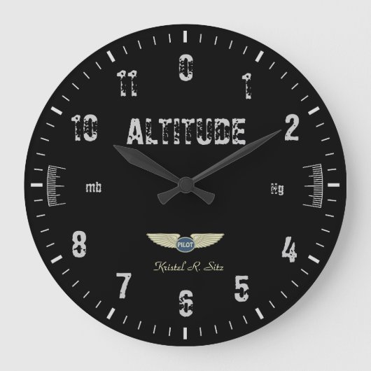  hoogtemeter grote klok (Voorkant)