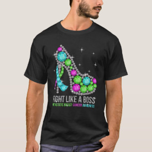 Hoogten gevechten als een gemetastaseerde borstkan t-shirt