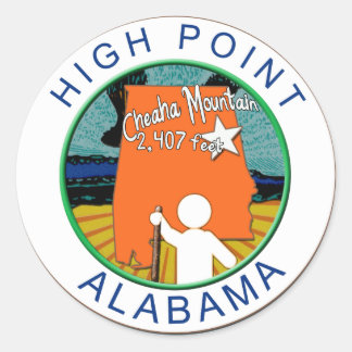 HOOGTEPUNT ALABAMA CHEAHA MT. RONDE STICKER