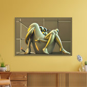 Hoogtepunt van Hyperbool Canvas Afdruk (Insitu (Woonkamer))
