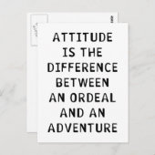 Hoogteverschil Briefkaart (Voorkant / Achterkant)