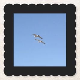 Hoogvliegende zeegarenden - kartonnen onderzetters