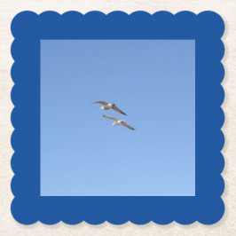 Hoogvliegende zeegarenden - kartonnen onderzetters