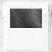 Hoogwaardig zilver metaal rechthoekige sticker (Tas)