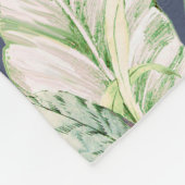 hoogwaardige set van verschillende waterverf flowe fleece deken (Hoek)