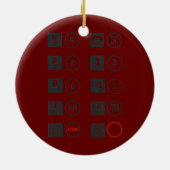 Hoogwaardige technicus keramisch ornament (Achterkant)