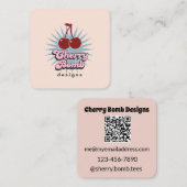 Hoogwaardige visitekaartjes met QR-code (Voorkant / Achterkant)