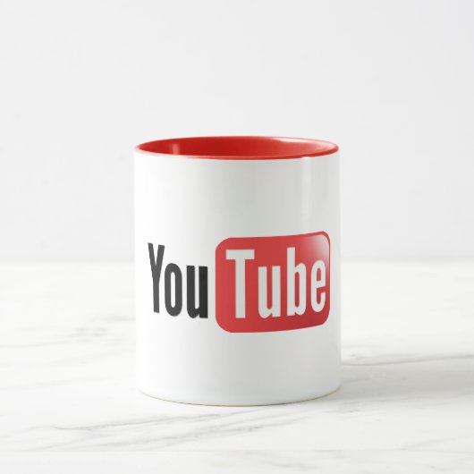 Hoogwaardige YouTube-Mok Mok (Midden)