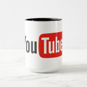 Hoogwaardige YouTube-Mok Mok (Midden)