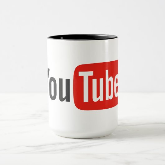 Hoogwaardige YouTube-Mok Mok (Midden)