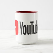 Hoogwaardige YouTube-Mok Mok (Midden)