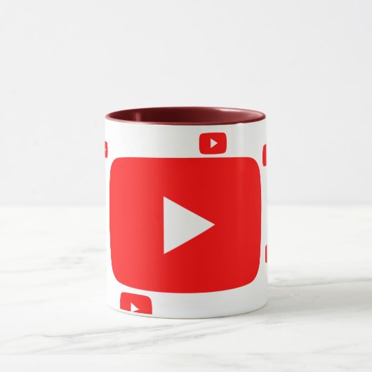 Hoogwaardige YouTube-MOKKEN Mok (Midden)