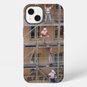 Hoogwerkmannen op Steiger iPhone 13 Hoesje
