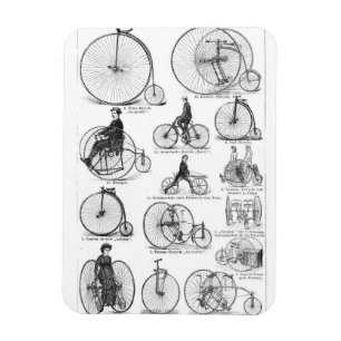 hoogwielerfiets penny farthing magneet