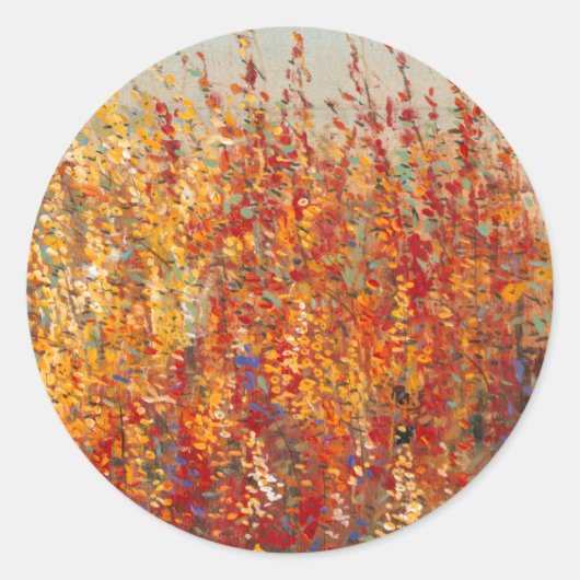 Hoogwoestijnbloesem II Ronde Sticker (Voorkant)