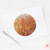 Hoogwoestijnbloesem II Ronde Sticker (Envelop)