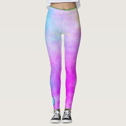 HOOGZAAD LEGGINGS MET MONOGRAM (Voorkant)