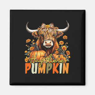 Hooi Daar Pompoen Hoogland Koe Herfst Herfst Thank Magneet