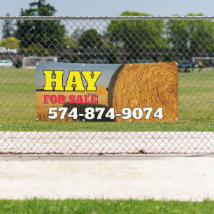Hooi te koop Aangepaste banner