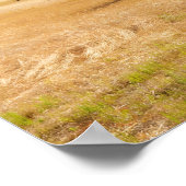 Hooibalen in de Herfst Poster (Hoek)