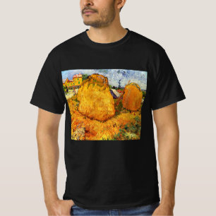 Hooibergen in Provence door Vincent van Gogh T-shirt
